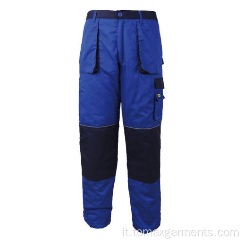 Pantaloni da uomo blu invernale